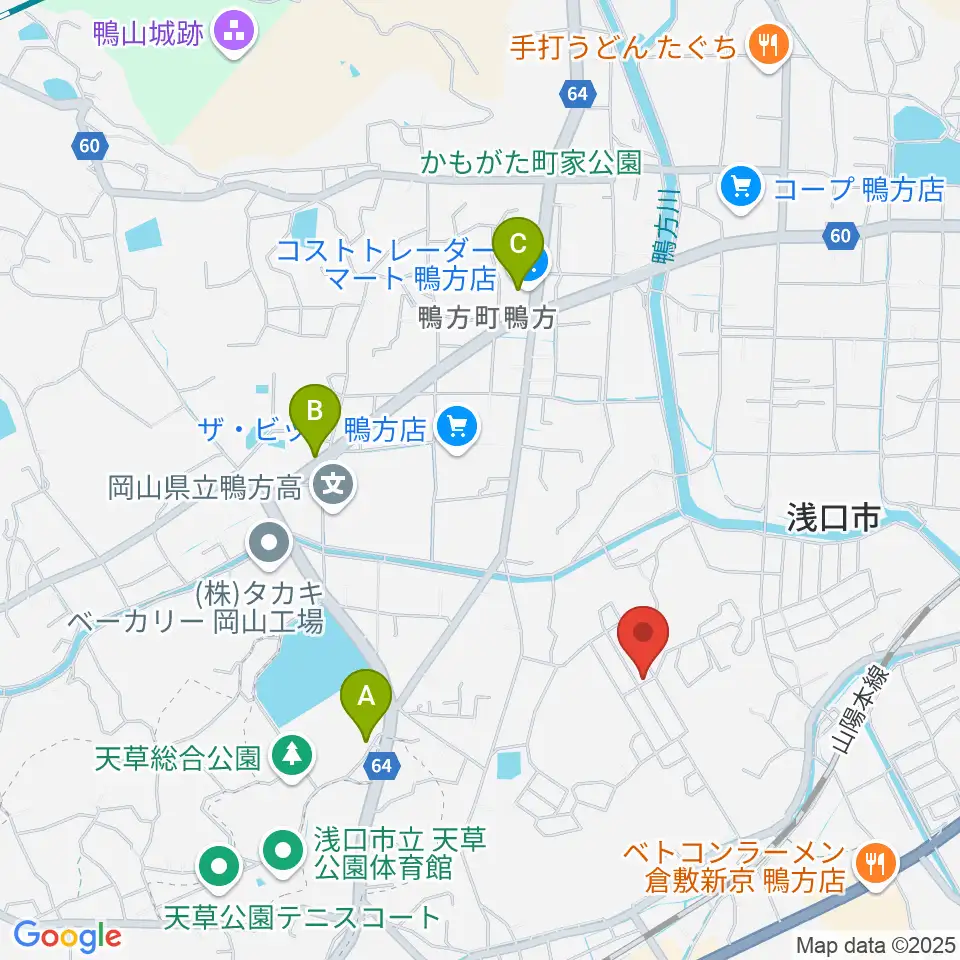 弦楽器工房 La Pergola周辺のカフェ一覧地図