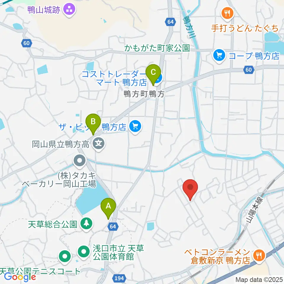 弦楽器工房 La Pergola周辺のカフェ一覧地図