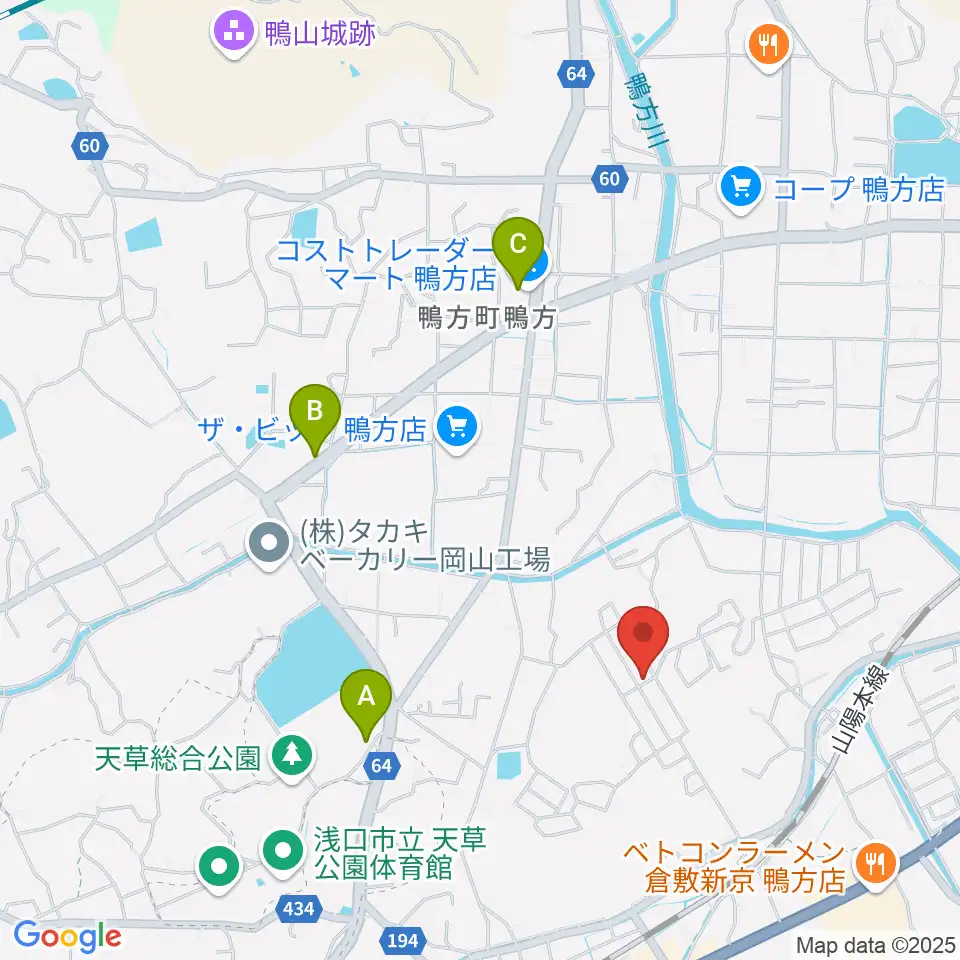 弦楽器工房 La Pergola周辺のカフェ一覧地図