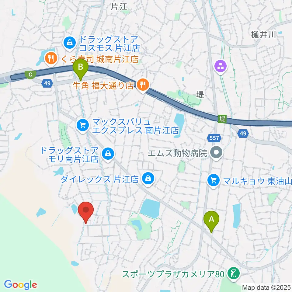 福岡あこや周辺のカフェ一覧地図