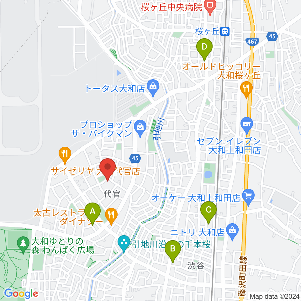 Gottsu周辺のカフェ一覧地図