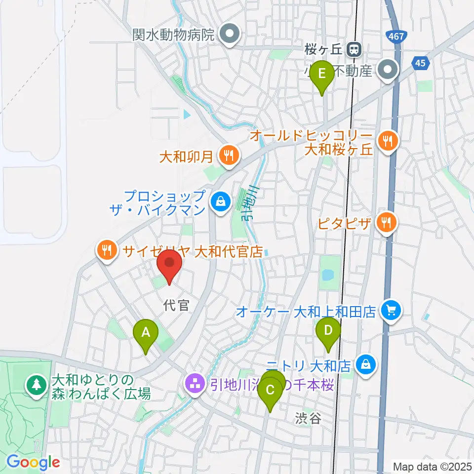 Gottsu周辺のカフェ一覧地図