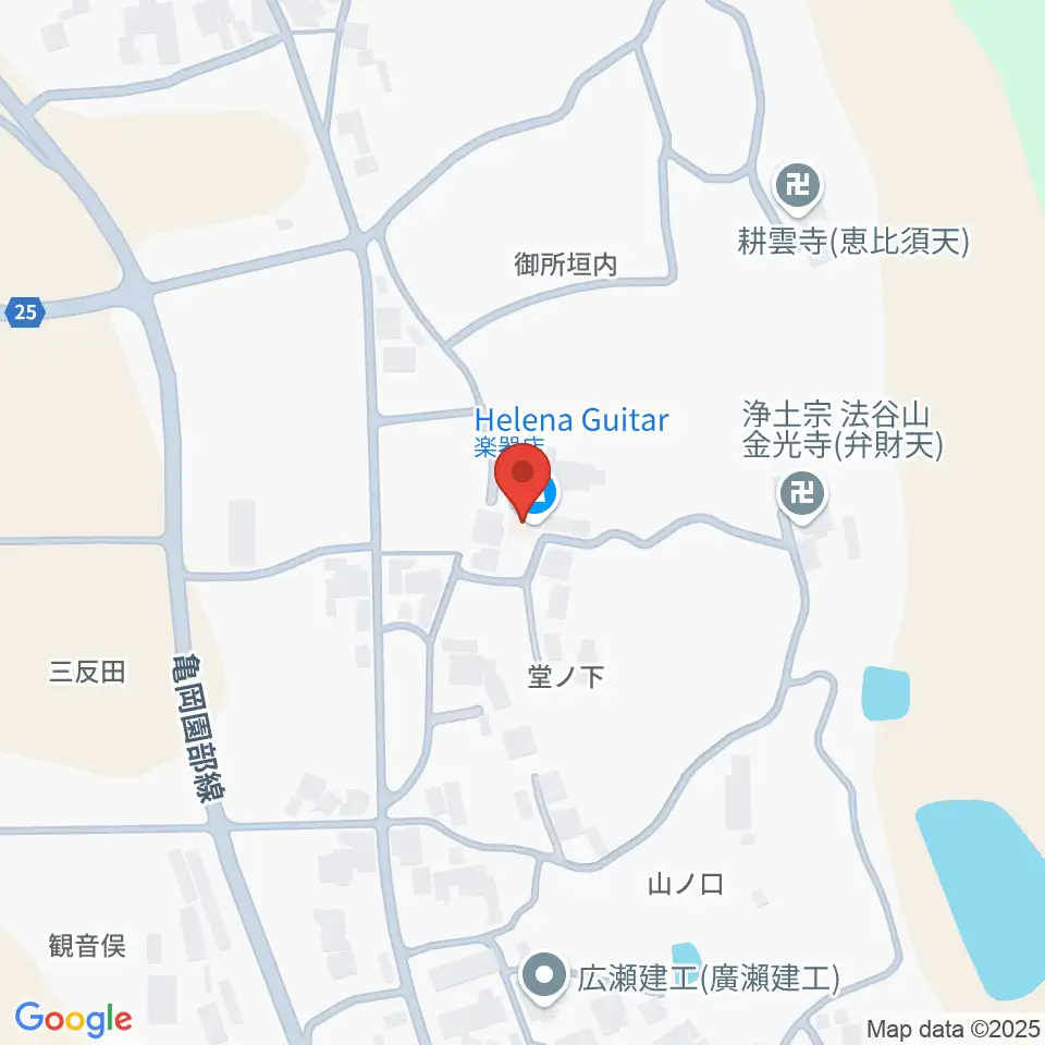 Helena Guitar周辺のカフェ一覧地図