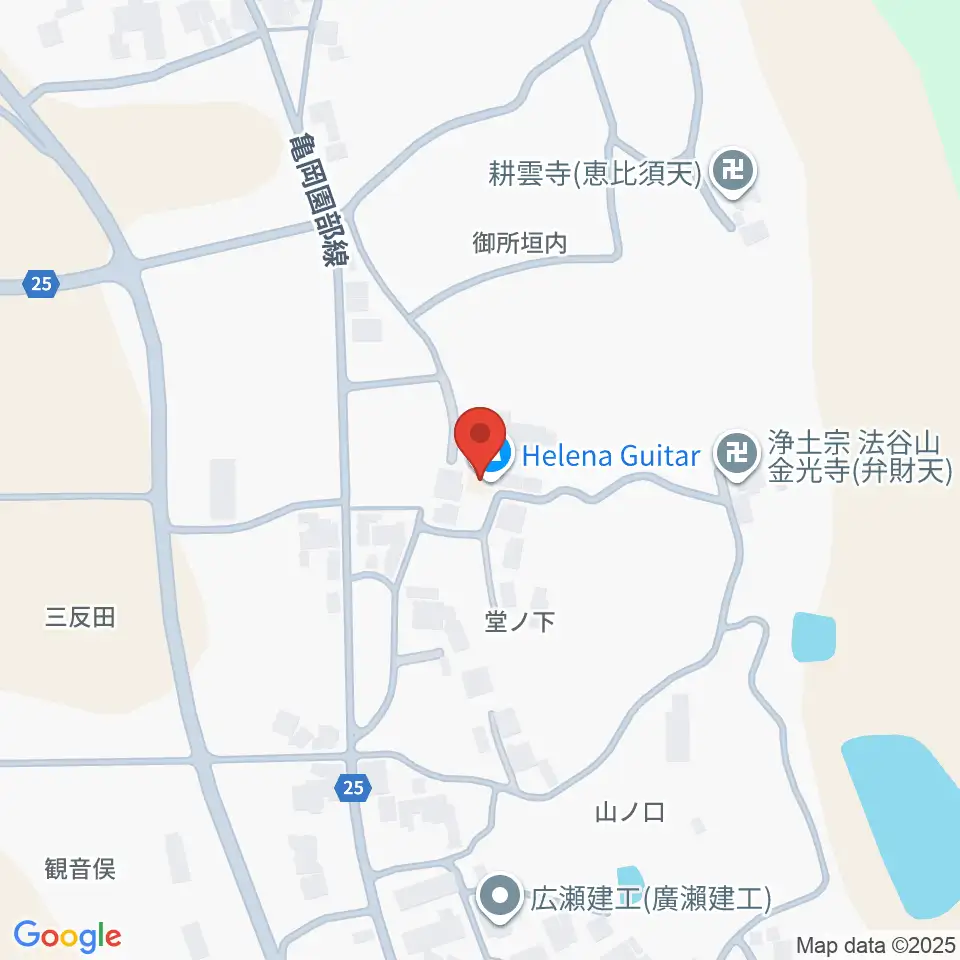 Helena Guitar周辺のカフェ一覧地図