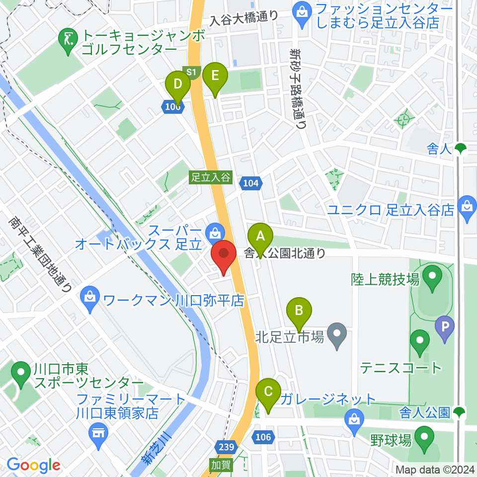 大塚竹管楽器周辺のカフェ一覧地図