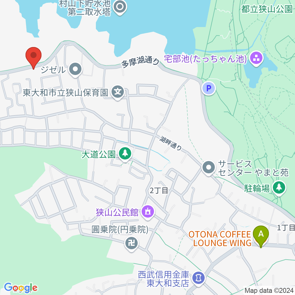 ガレリアコントラバッソ周辺のカフェ一覧地図