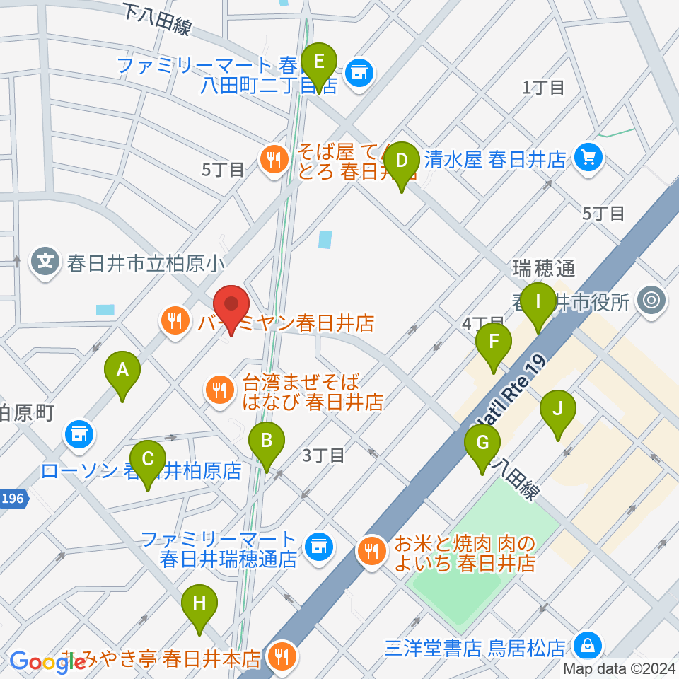 サウンド工房K＆K周辺のカフェ一覧地図