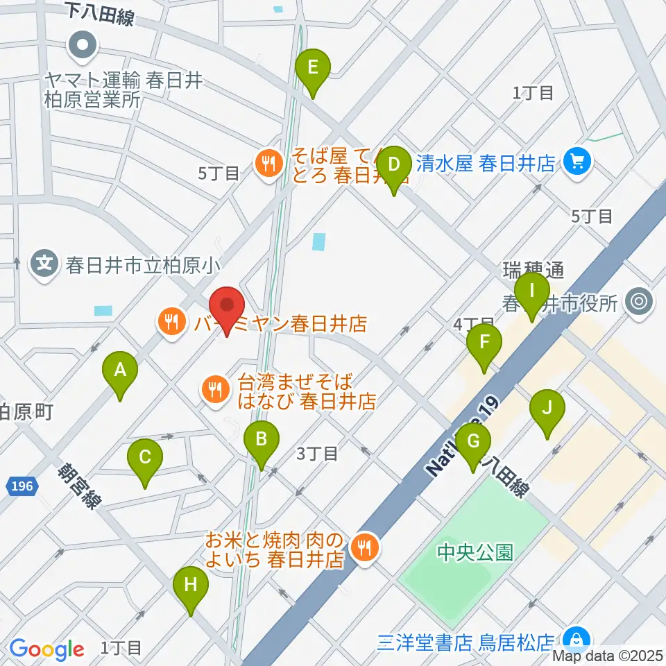サウンド工房K＆K周辺のカフェ一覧地図