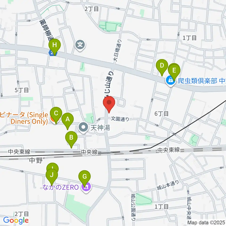 リペアショップPINE周辺のカフェ一覧地図