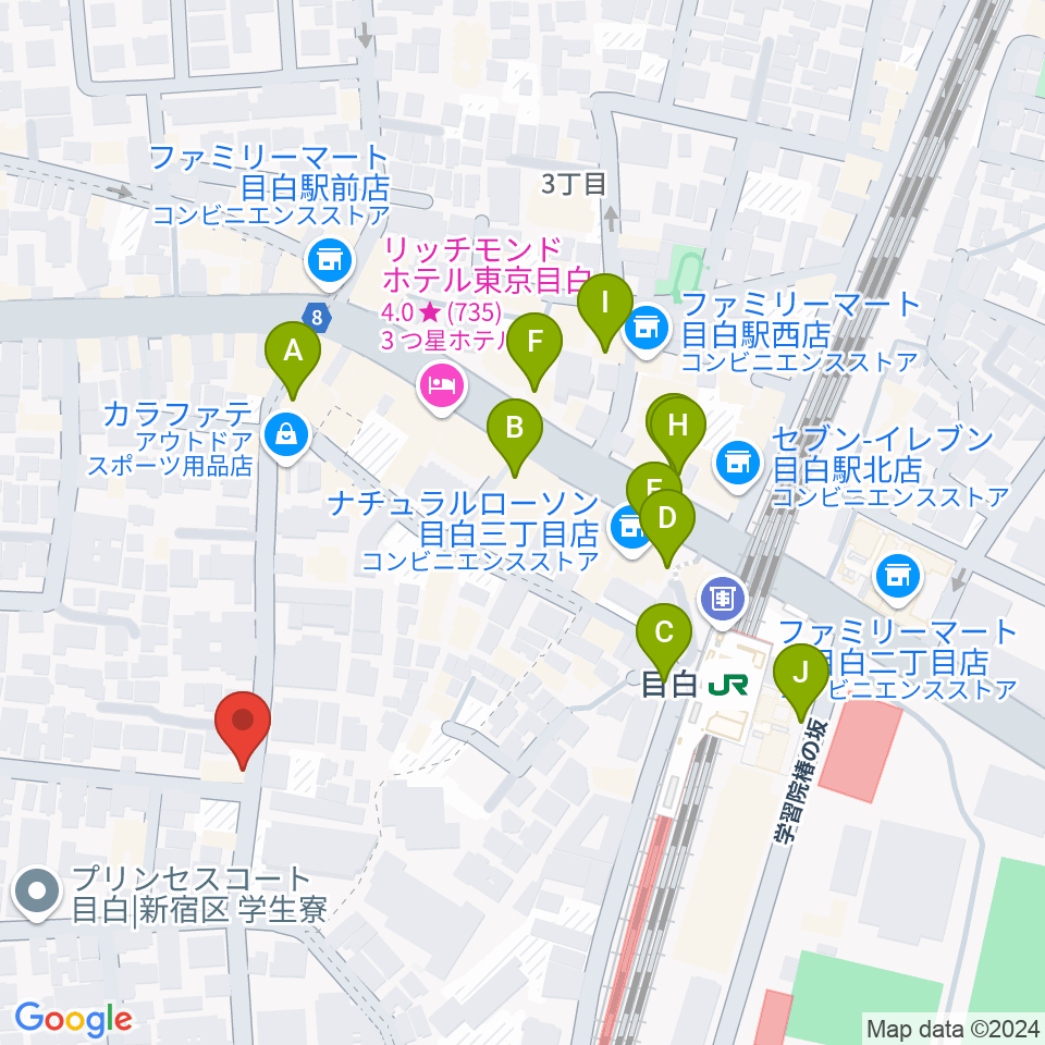 ギタルラ社 東京古典楽器センター周辺のカフェ一覧地図