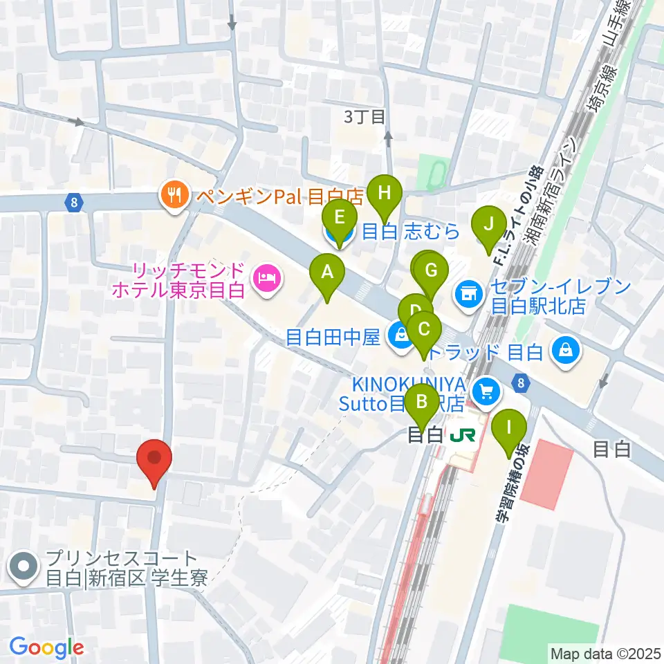ギタルラ社 東京古典楽器センター周辺のカフェ一覧地図