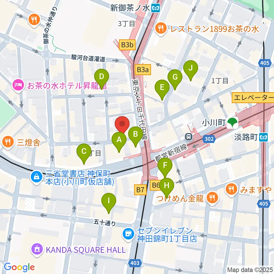 Hobo's周辺のカフェ一覧地図