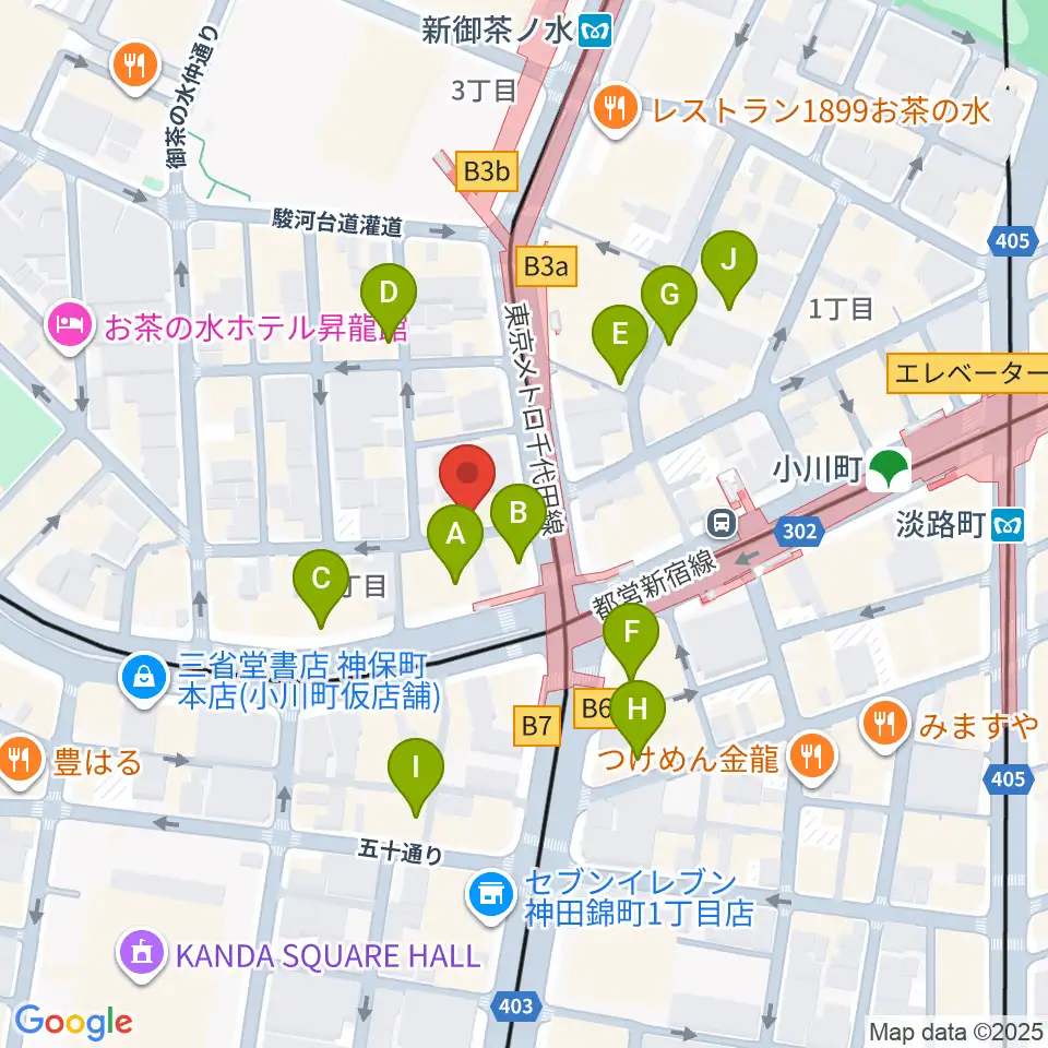 Hobo's周辺のカフェ一覧地図