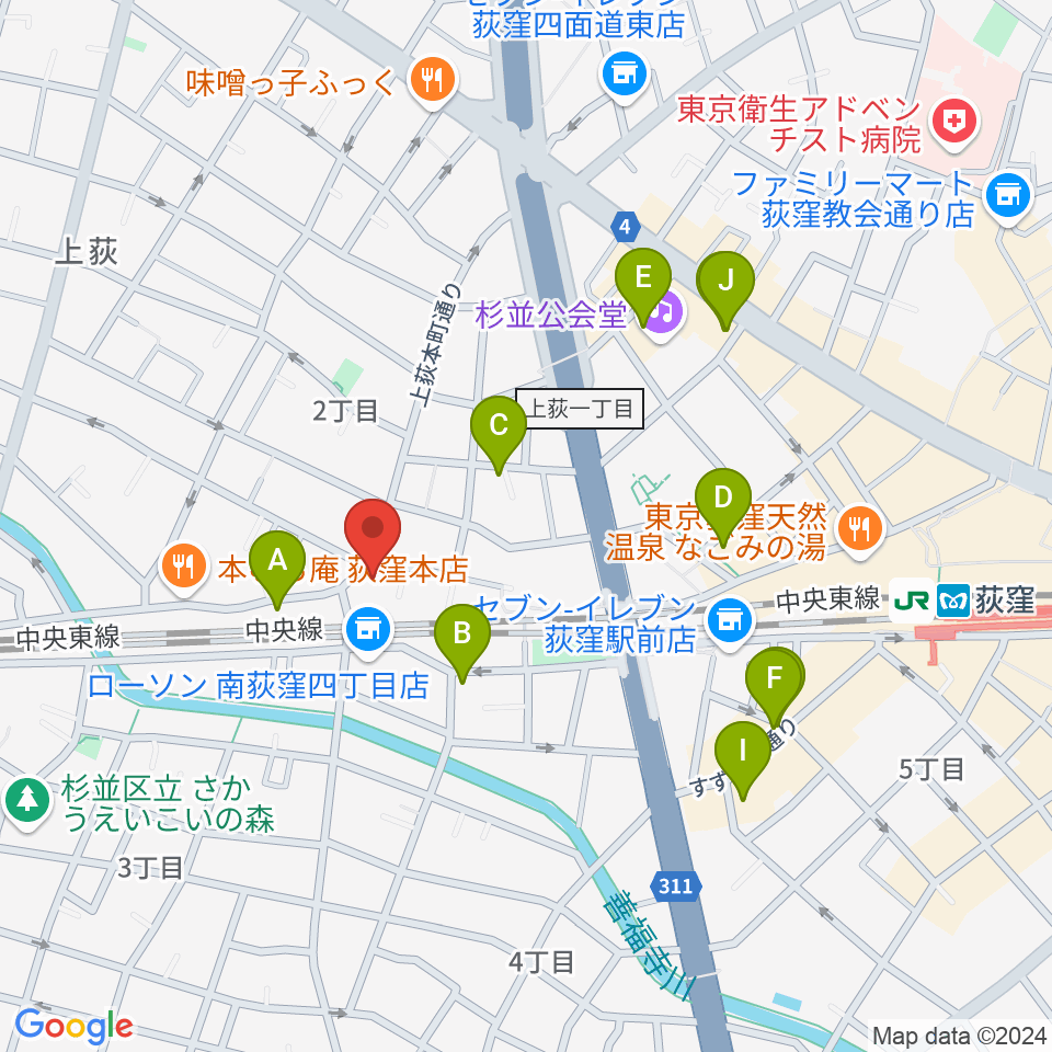 株式会社アイエムエス周辺のカフェ一覧地図