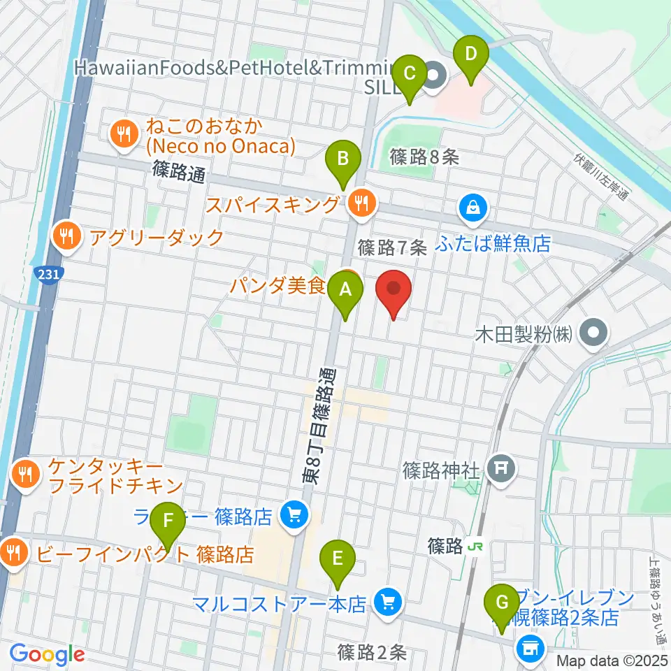 ジャパンテューバセンター周辺のカフェ一覧地図