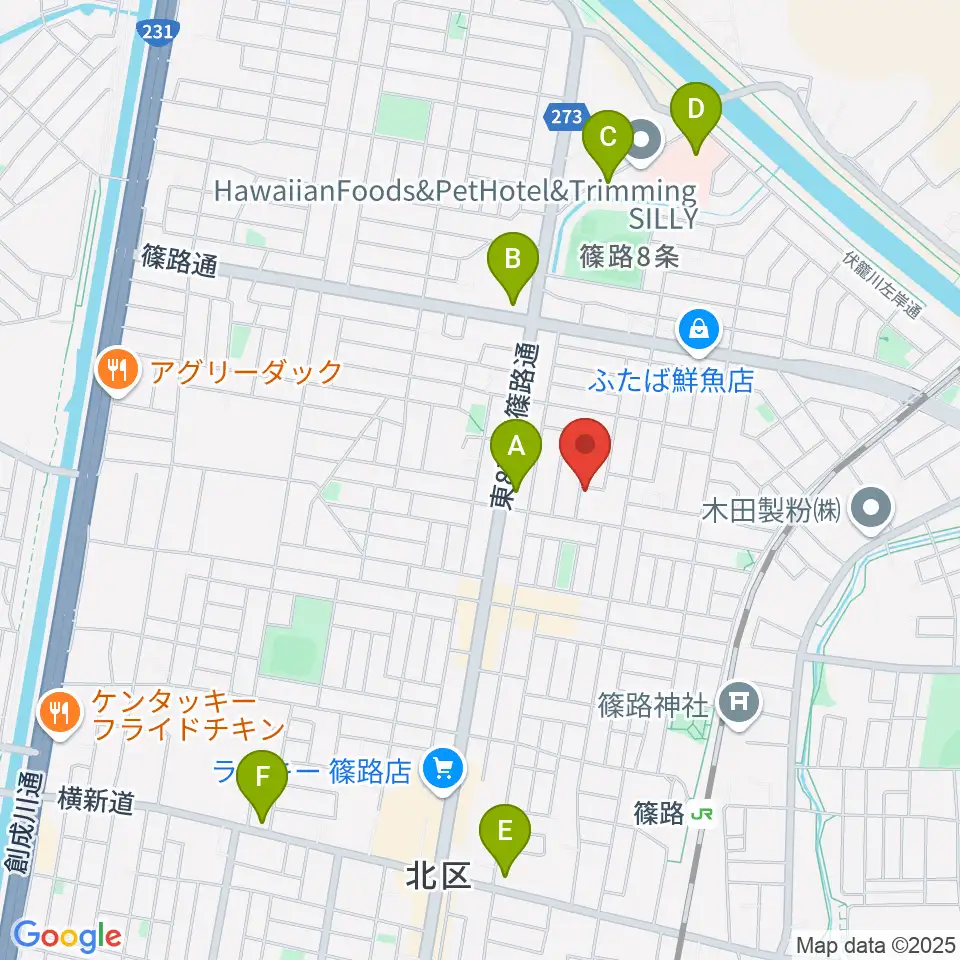 ジャパンテューバセンター周辺のカフェ一覧地図