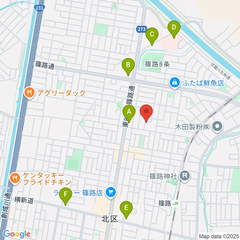 ジャパンテューバセンター周辺のカフェ一覧地図
