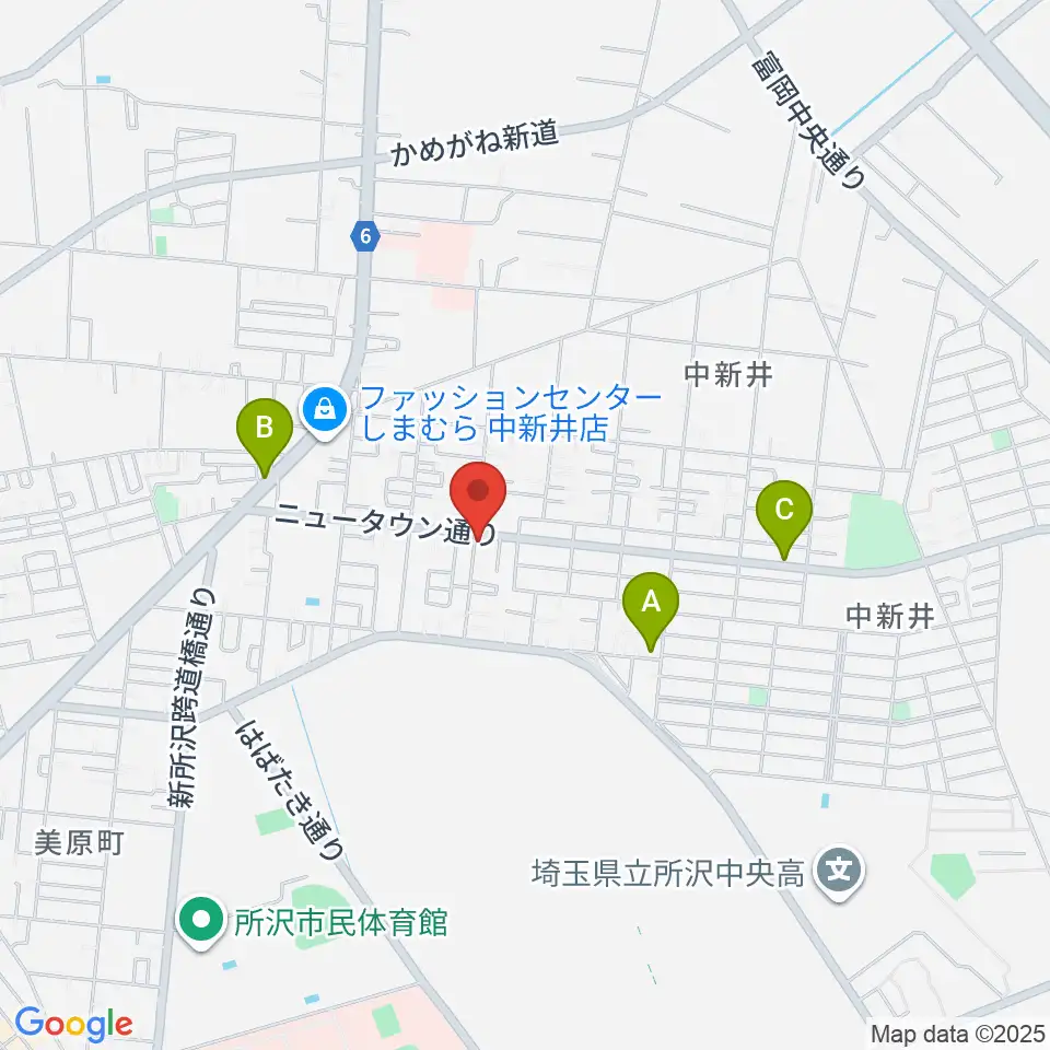 キノシタ楽器周辺のカフェ一覧地図