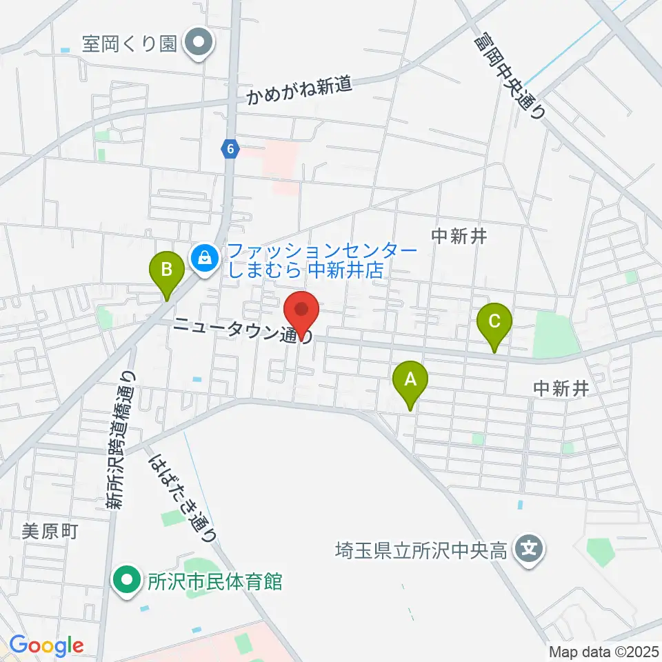 キノシタ楽器周辺のカフェ一覧地図