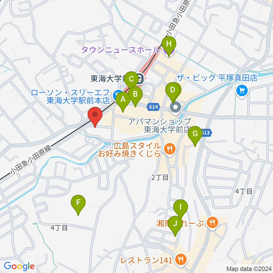 HiP-Sound秦野本店周辺のカフェ一覧地図