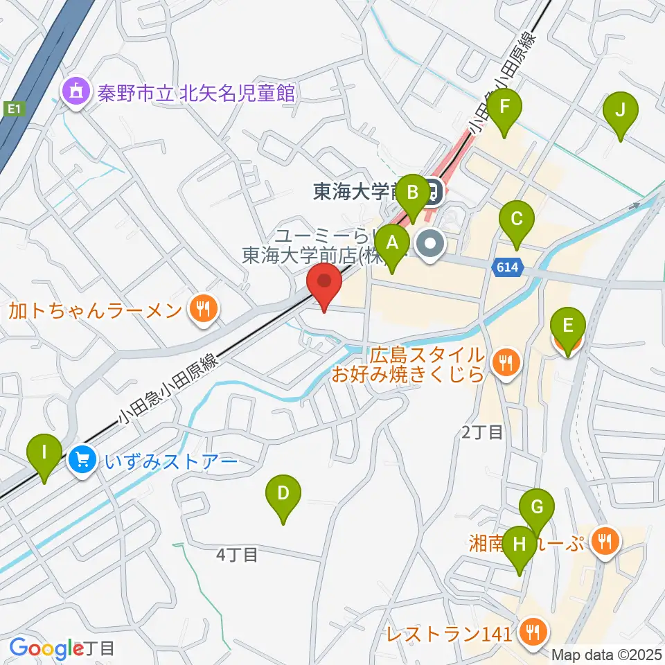 HiP-Sound秦野本店周辺のカフェ一覧地図