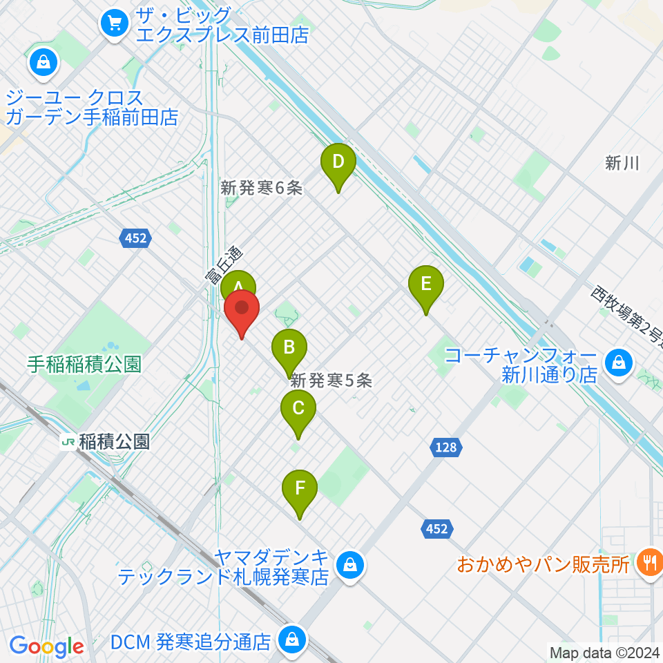 極東貿易周辺のカフェ一覧地図