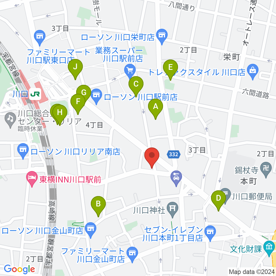 ラムトリックカンパニー周辺のカフェ一覧地図
