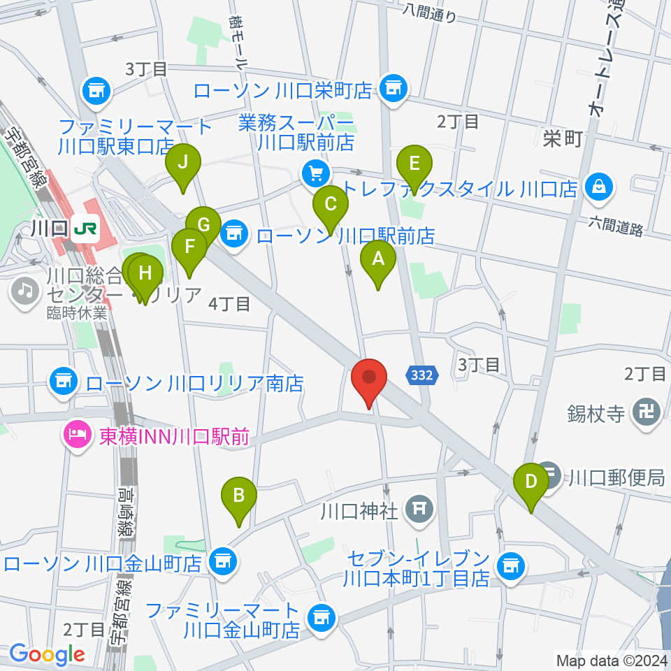 ラムトリックカンパニー周辺のカフェ一覧地図