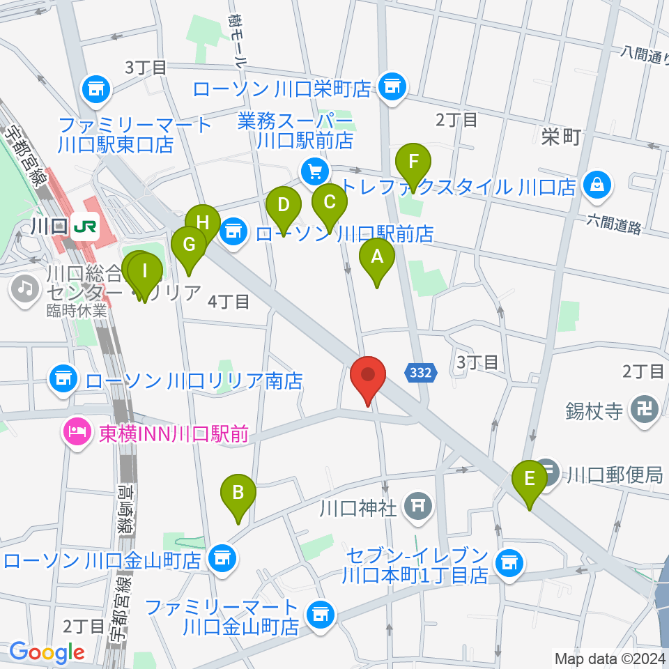 ラムトリックカンパニー周辺のカフェ一覧地図