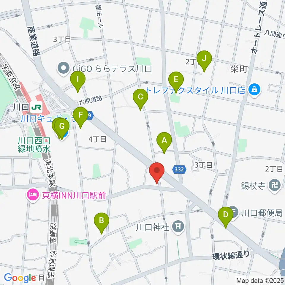 ラムトリックカンパニー周辺のカフェ一覧地図