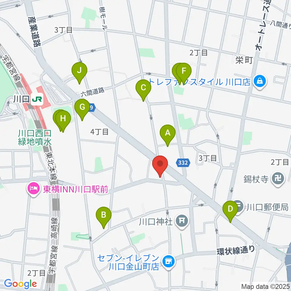 ラムトリックカンパニー周辺のカフェ一覧地図