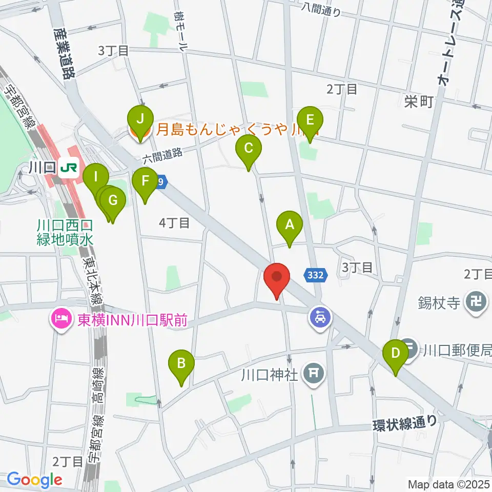 ラムトリックカンパニー周辺のカフェ一覧地図