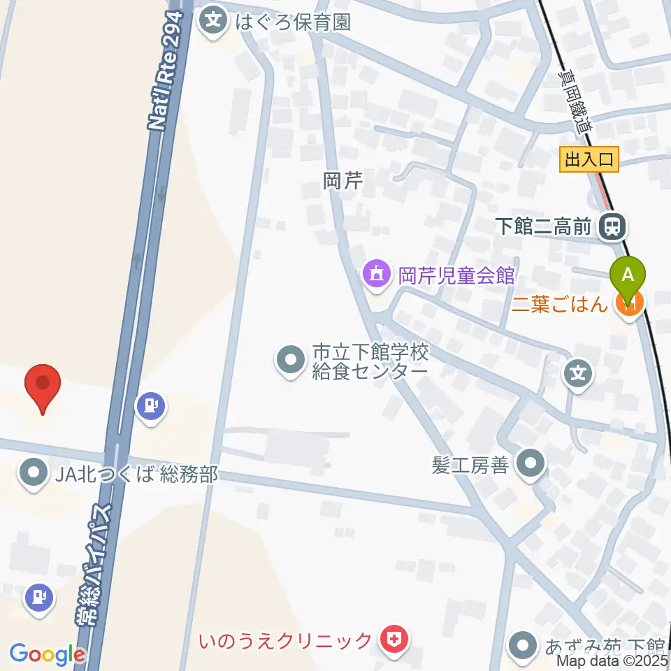 マルシン楽器周辺のカフェ一覧地図