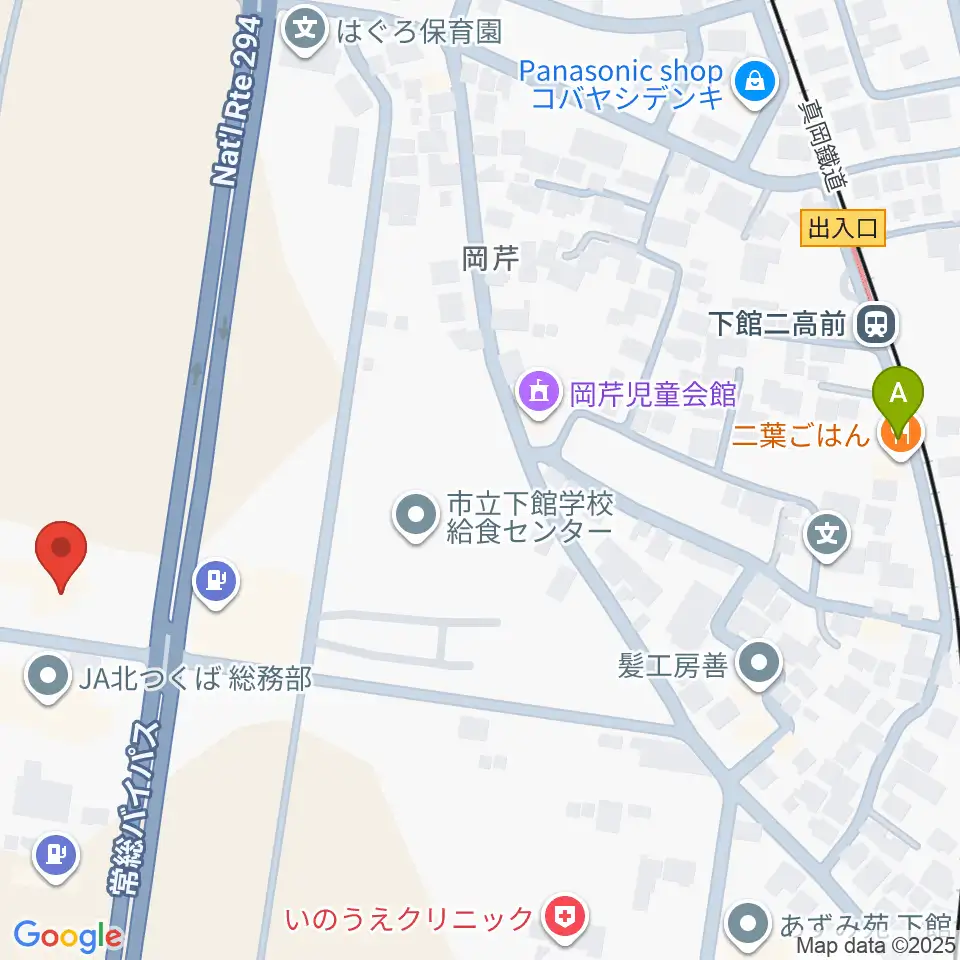 マルシン楽器周辺のカフェ一覧地図