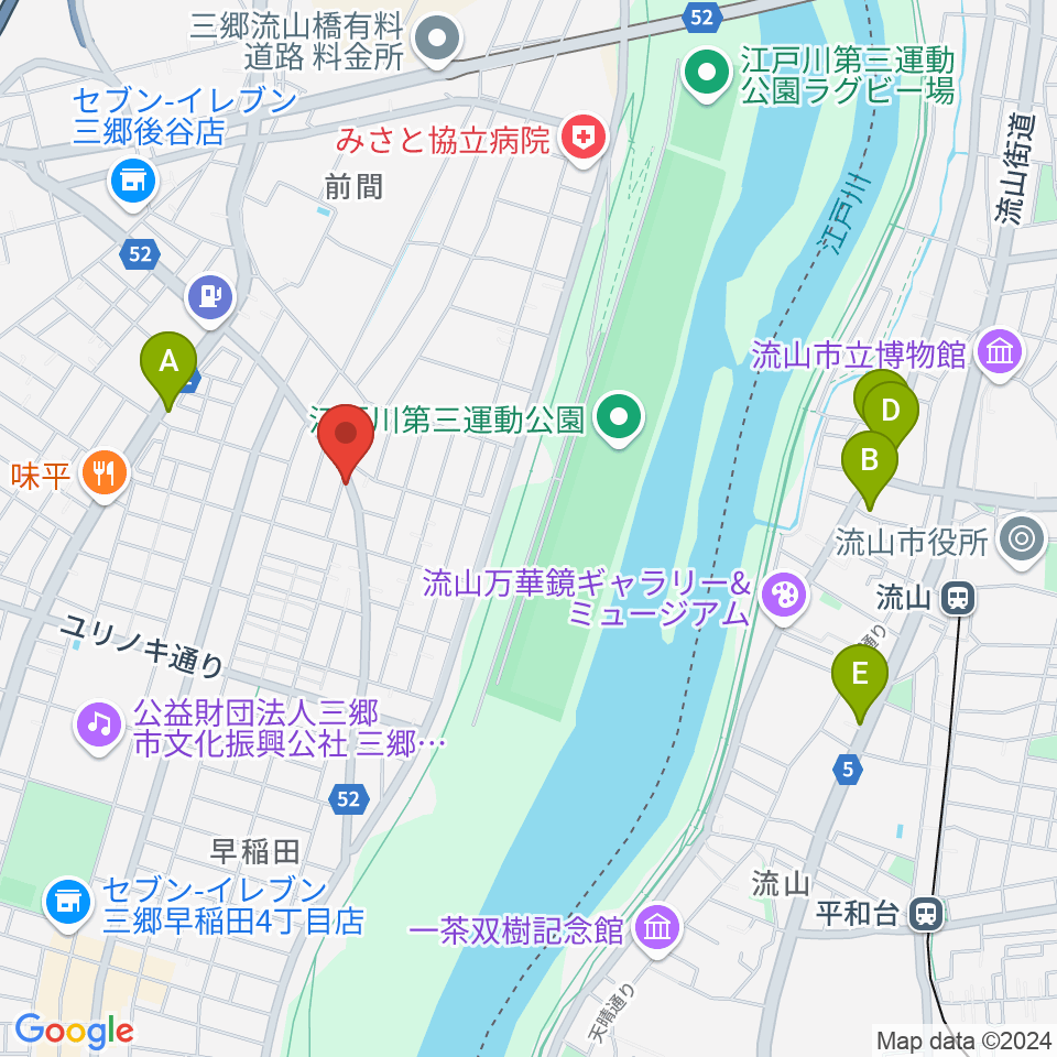 ナイス･インターナショナル周辺のカフェ一覧地図