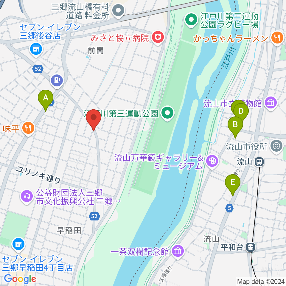 ナイス･インターナショナル周辺のカフェ一覧地図