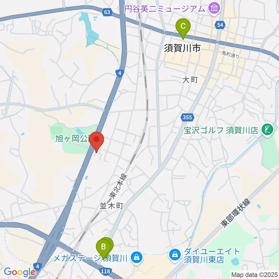 小野口木管楽器修理工房周辺のカフェ一覧地図