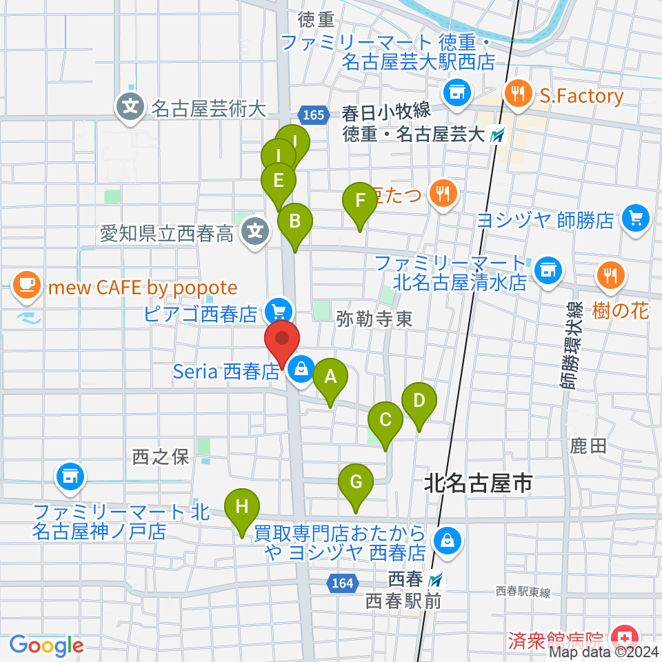 オタイレコード周辺のカフェ一覧地図