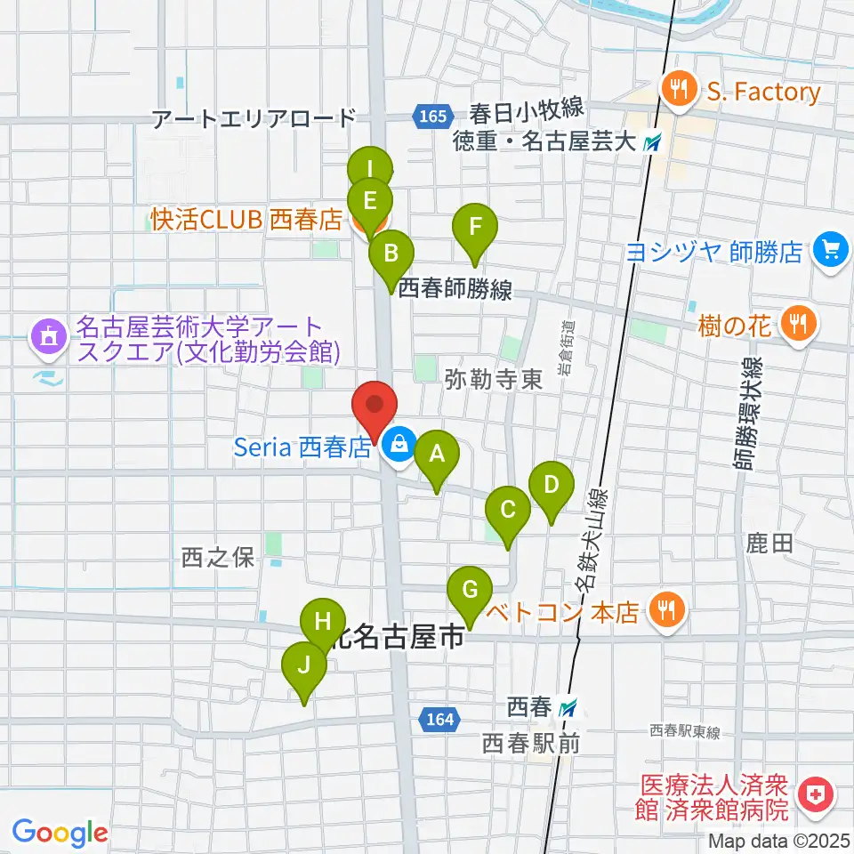 オタイレコード周辺のカフェ一覧地図