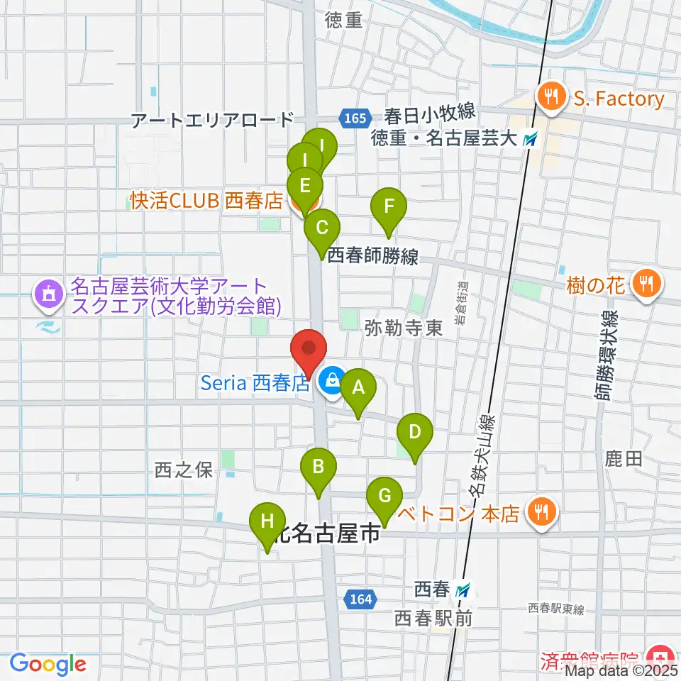 オタイレコード周辺のカフェ一覧地図