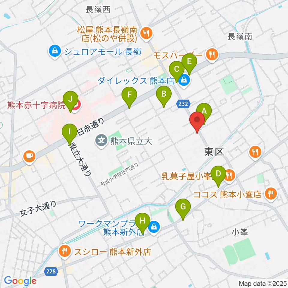 株式会社ピアノハープ社周辺のカフェ一覧地図