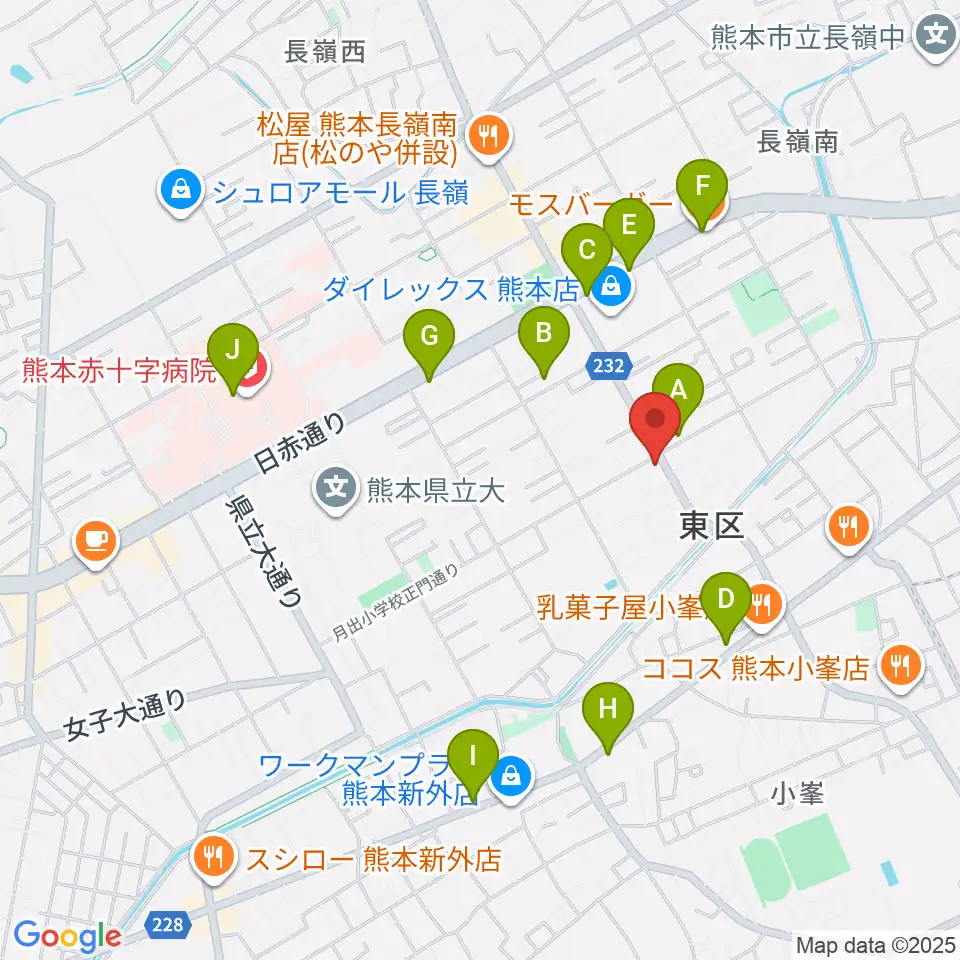株式会社ピアノハープ社周辺のカフェ一覧地図