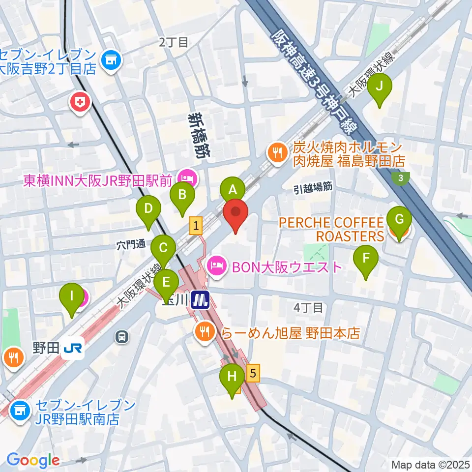 沖縄三線の店 佐々忠周辺のカフェ一覧地図