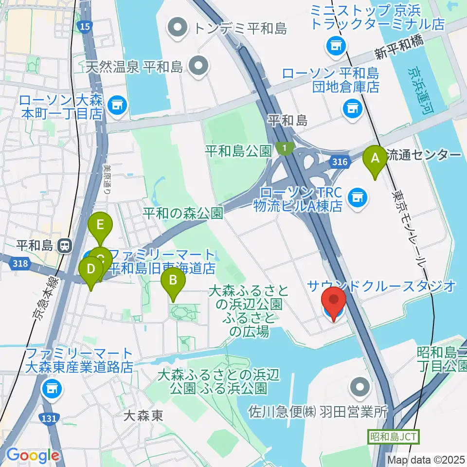 株式会社サウンドクルー周辺のカフェ一覧地図