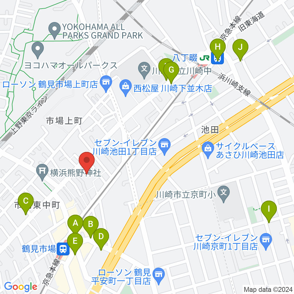 弦楽器ストラッド周辺のカフェ一覧地図