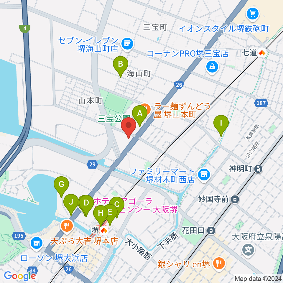 タケモトピアノ周辺のカフェ一覧地図