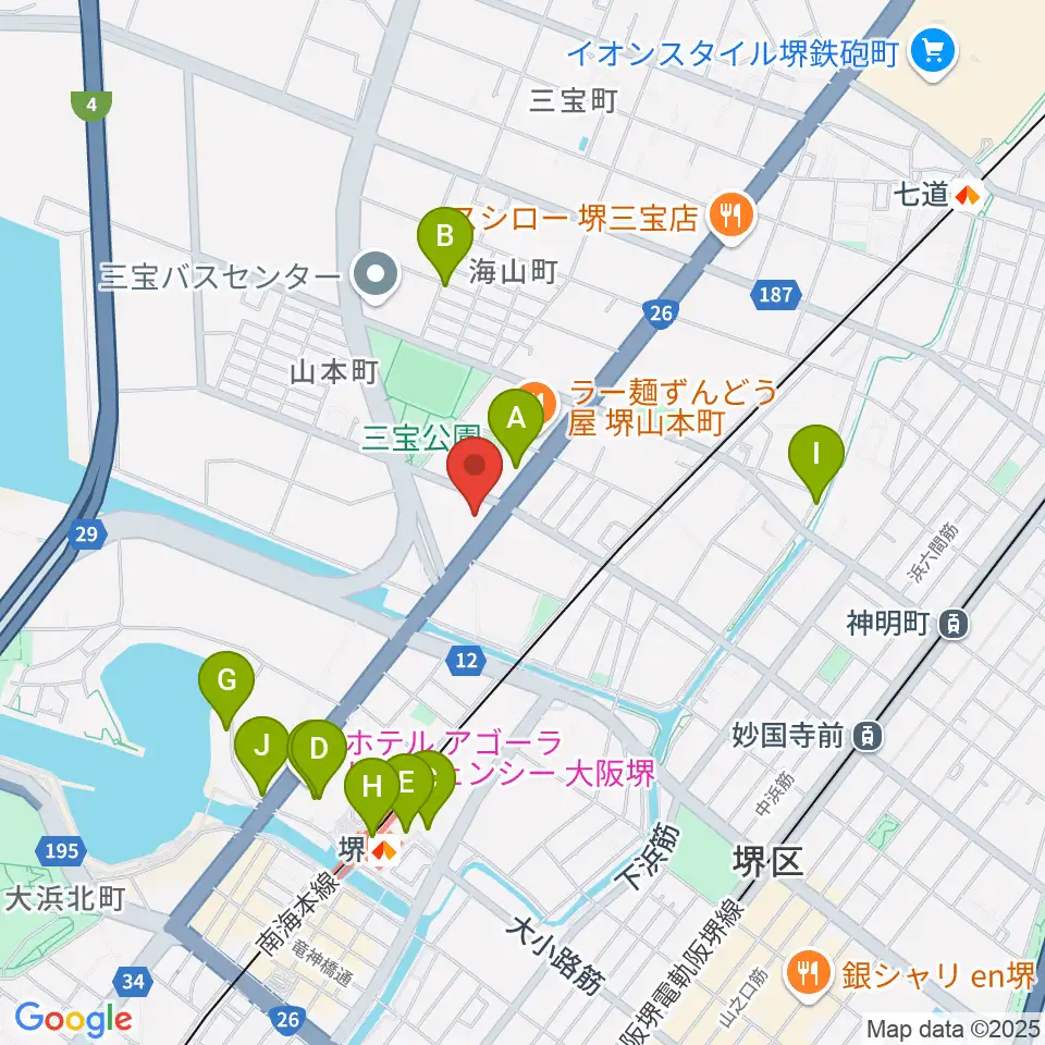 タケモトピアノ周辺のカフェ一覧地図