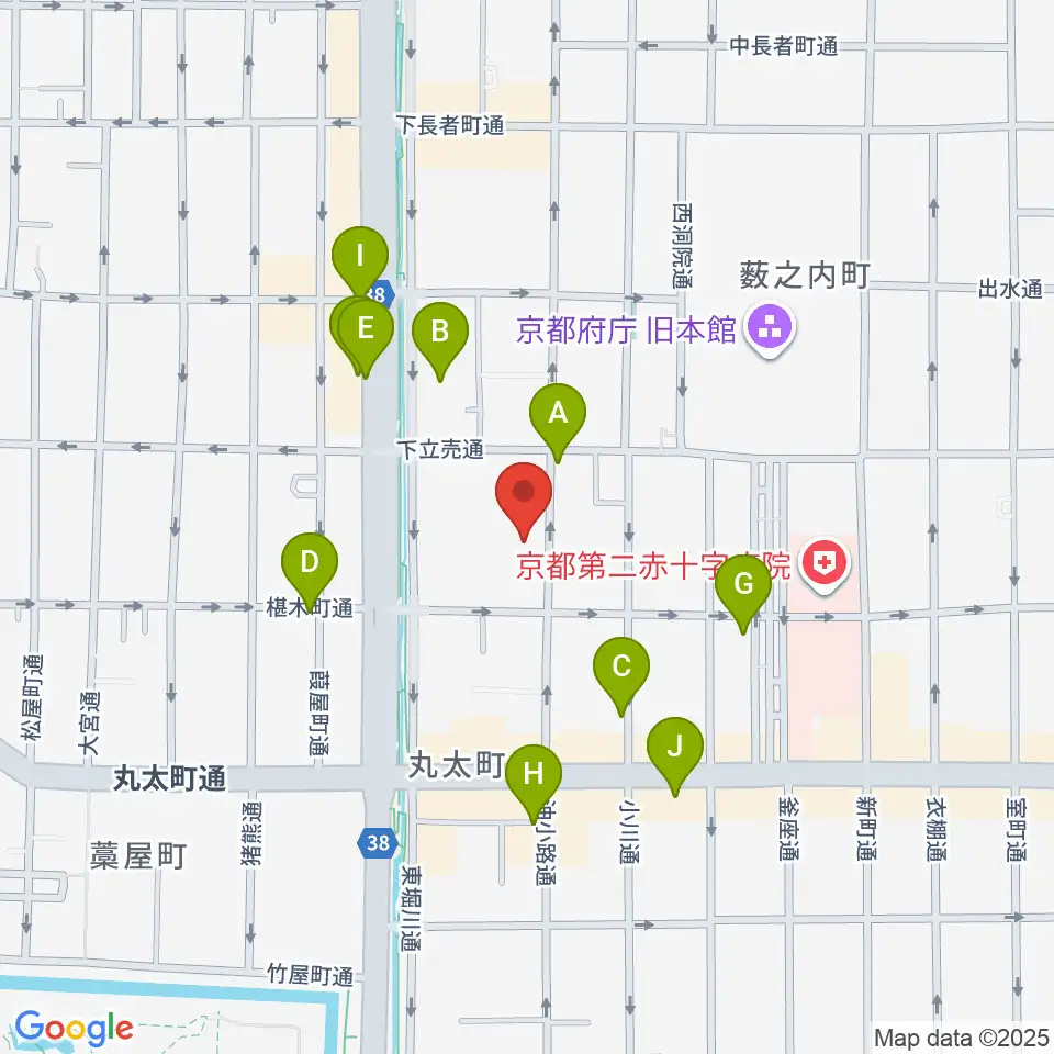 鳥羽屋周辺のカフェ一覧地図