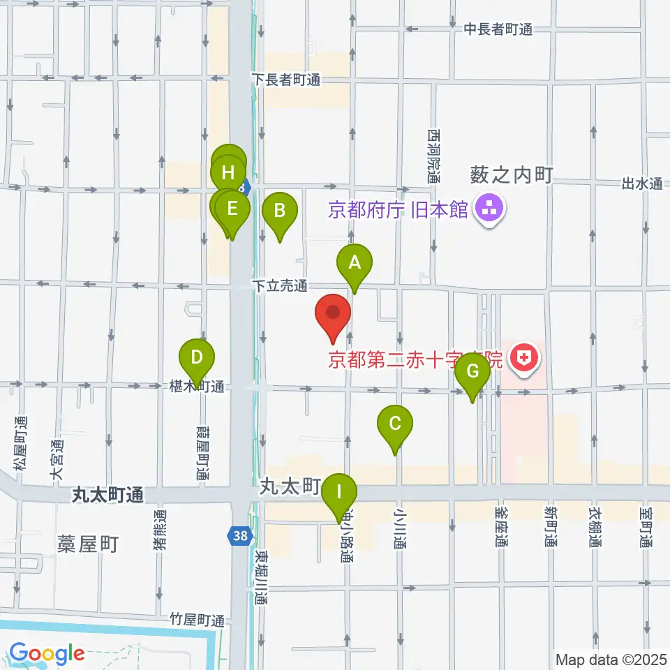 鳥羽屋周辺のカフェ一覧地図