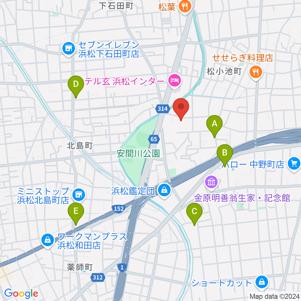 冨田ピアノ周辺のカフェ一覧地図